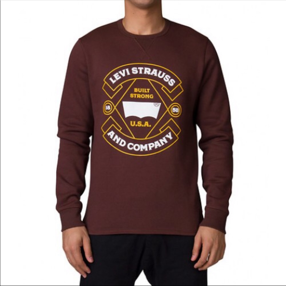 Men’s Levi’s Strauss crewneck pullover sweatshirt